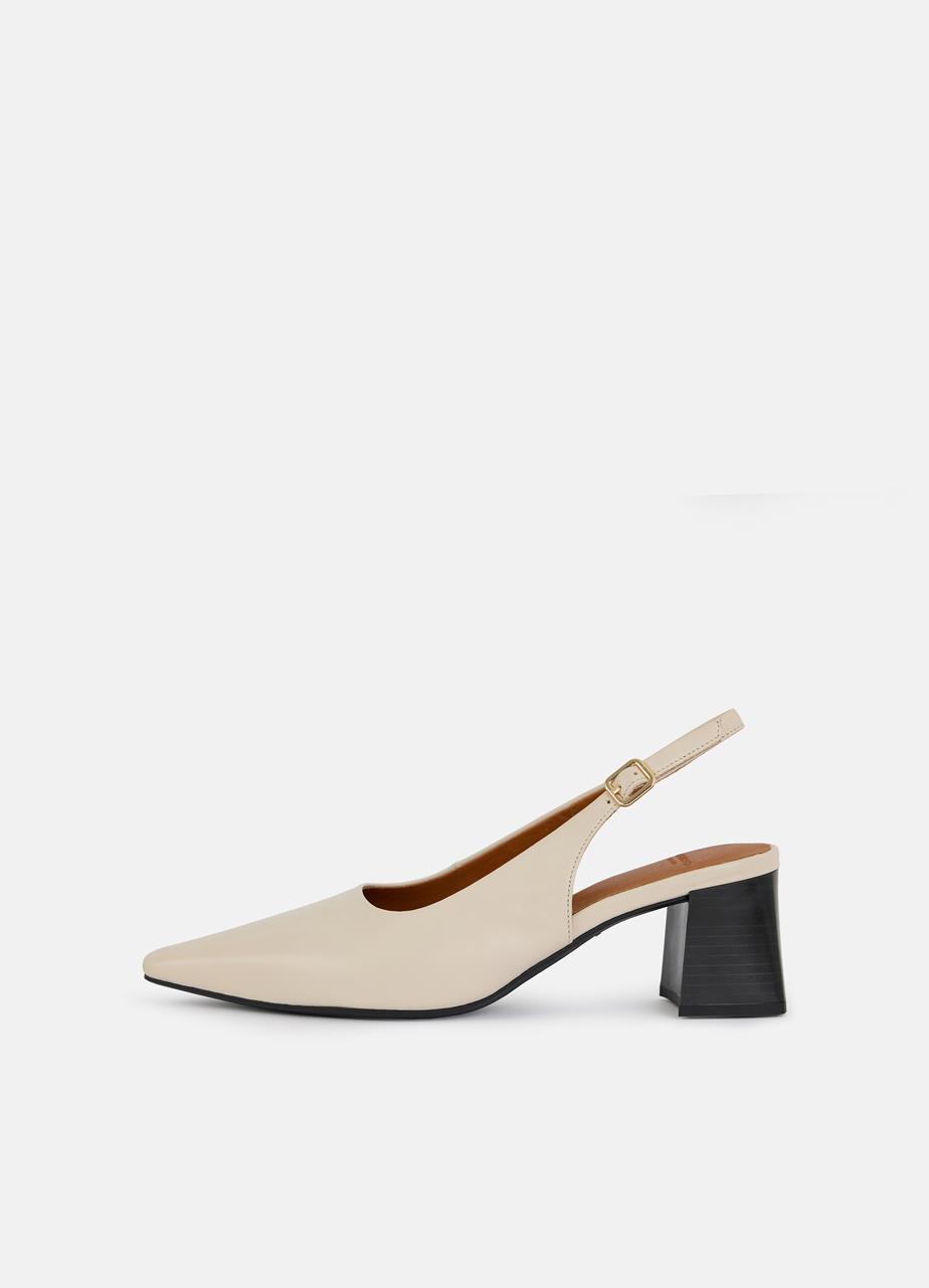 Altea pumps OFFWHITE LÆDER