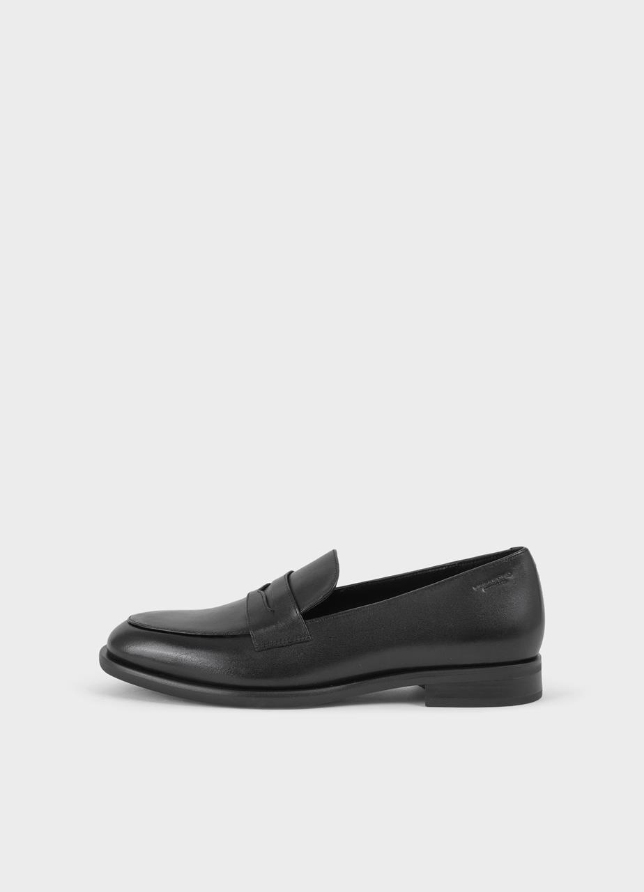 Heidi loafers BLACK LEATHER