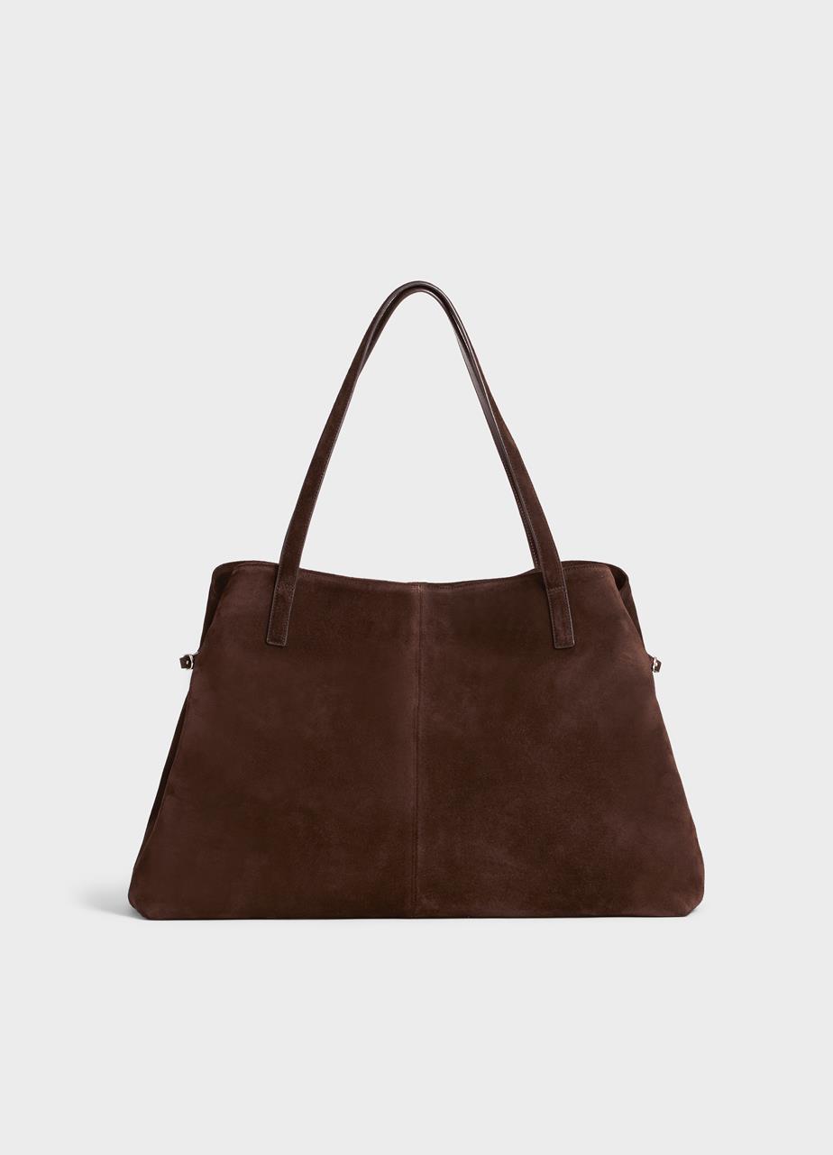 Cannes bag DARK BROWN SUEDE