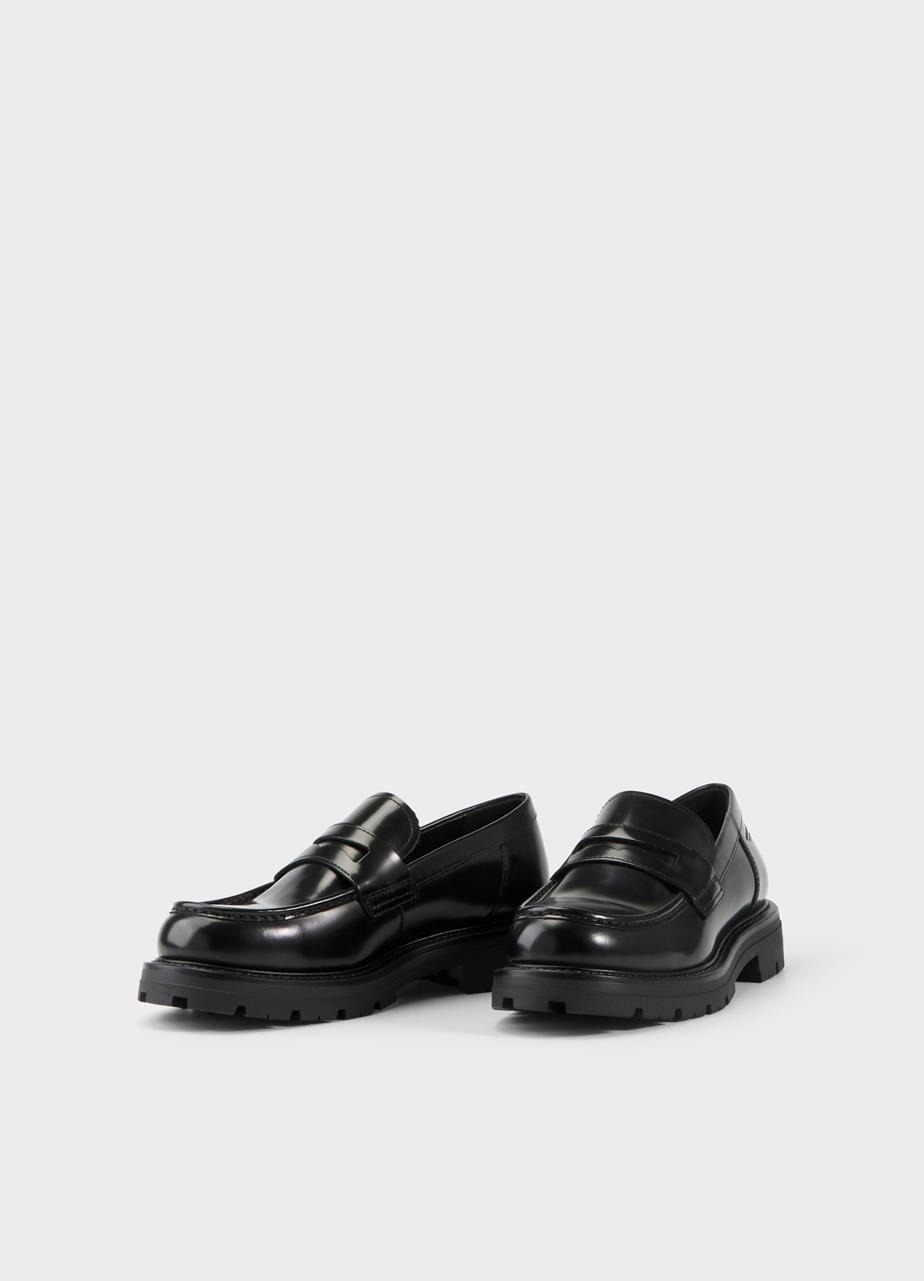 Cameron loafers BLACK POLISHED LEATHER