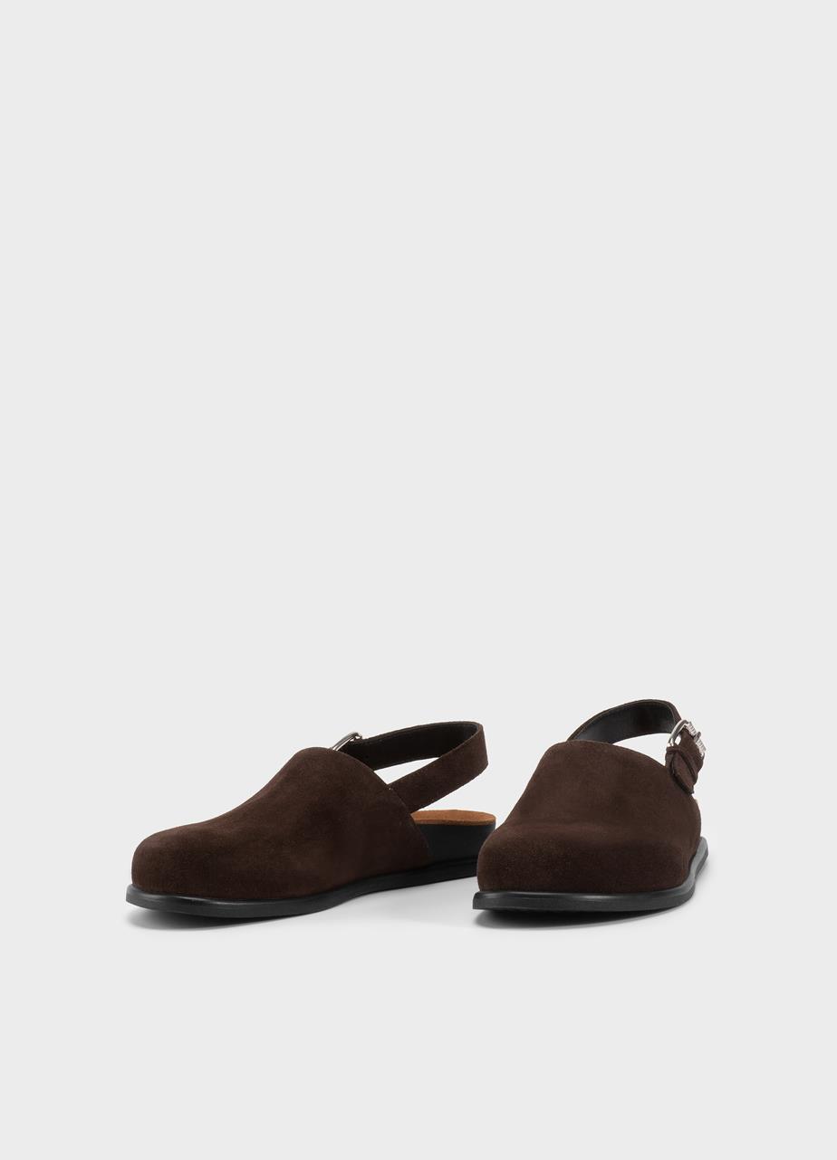 Effie mules BROWN SUEDE