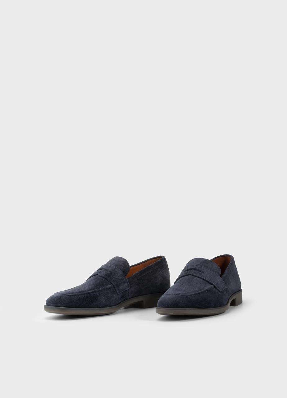 Troy loafers DARK BLUE SUEDE